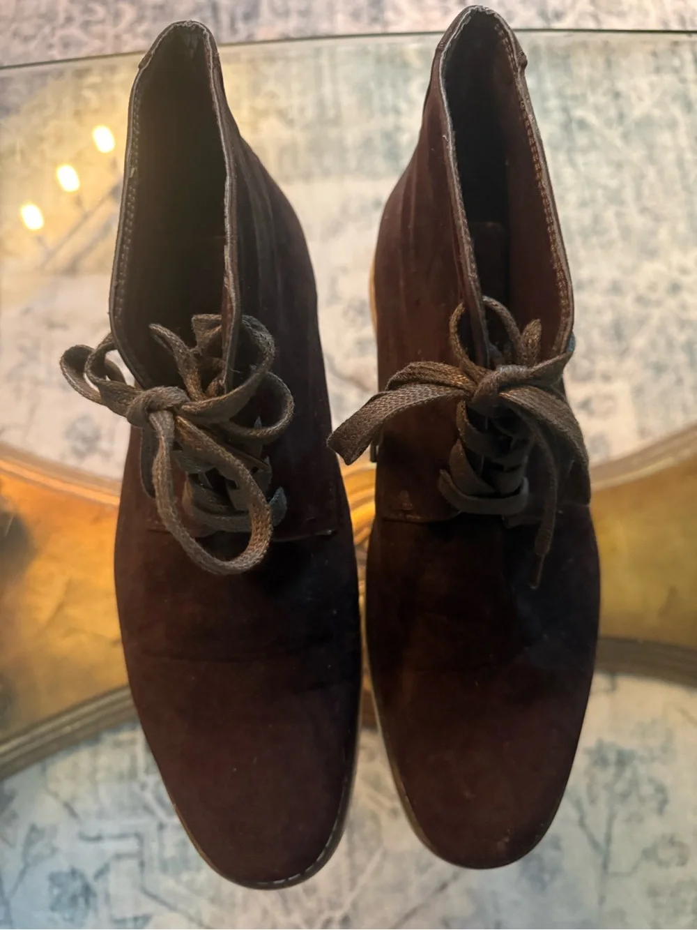 Men's Suede Chukka Boots in Dark Brown Classic Menswear Dark Academia 9